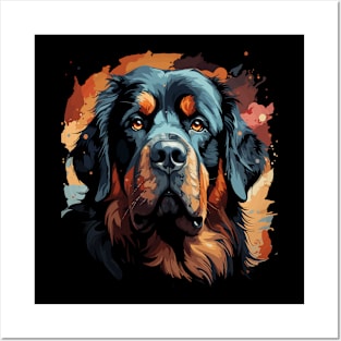 Patriotic Tibetan Mastiff Posters and Art